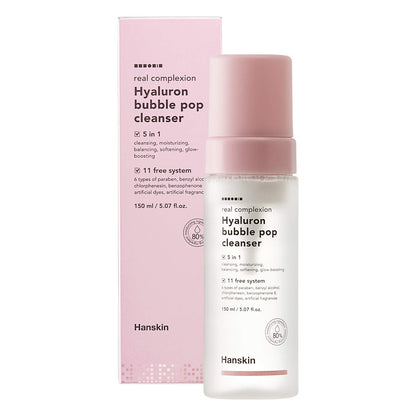 Hanskin Real Complexion Hyaluron Bubble Pop Cleanser