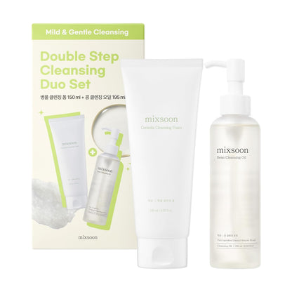 mixsoon Cleansing Set - Centella Foam 5.07 Fl. Oz & Bean Oil 6.59 Fl. Oz