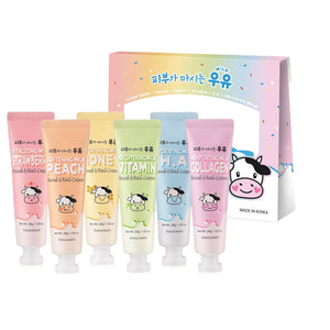 WELCOS Kwailnara Milk Hand and Nail Cream Set of 6