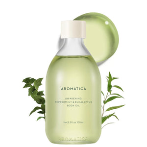 AROMATICA Awakening Body Oil Peppermint & Eucalyptus Aromatherapy Oils
