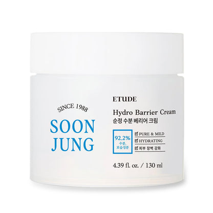 ETUDE Soonjung Hydro Barrier Cream BIG SIZE(4.39 Fl Oz)
